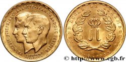 LUXEMBOURG Monnaie commémorative au module de 20 francs Or, mariage du prince héritier 1953 Bruxelles