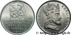 CZECHOSLOVAKIA 100 Korun 600e anniversaire de la mort de Charles IV 1978 