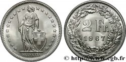 SUIZA 2 Francs Helvetia 1967 Berne - B