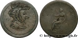 ROYAUME-UNI 1/2 Penny Georges III, satirique 1807 