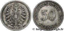 ALEMANIA 50 Pfennig 1877 Berlin