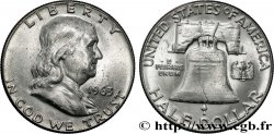 VEREINIGTE STAATEN VON AMERIKA 1/2 Dollar Benjamin Franklin 1963 Philadelphie