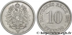 GERMANY 10 Pfennig aigle héraldique 1874 Berlin
