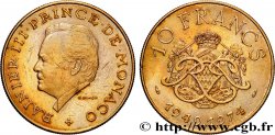 MONACO 10 Francs 25e anniversaire du règne de Rainier III 1974 Paris