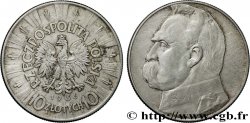 POLONIA 10 Zlotych Maréchal Pilsudski 1936 Varsovie