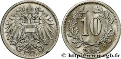 ÖSTERREICH 10 Heller Charles Ier 1916 