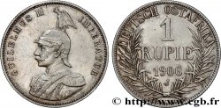 AFRIQUE ORIENTALE ALLEMANDE - GUILLAUME II 1 Rupie (Roupie) Guillaume II Deutsch-Ostafrica 1906 Hambourg