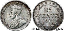 TERRANOVA 25 Cents Geroges V 1917 Ottawa