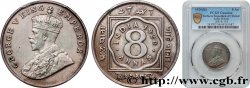 INDES BRITANNIQUES 8 Anna Georges V 1920  SUP PCGS