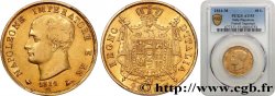 ITALIE - ROYAUME D&nbsp;ITALIE - NAPOLÉON Ier 40 Lire 1814 Milan