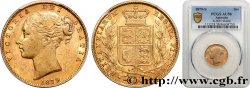 GRANDE BRETAGNE - VICTORIA 1 Souverain type écu couronné 1879 Sydney