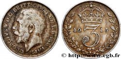 VEREINIGTEN KÖNIGREICH 3 Pence Georges V 1915 