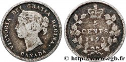 KANADA 5 Cents Victoria 1899 