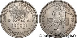 PORTUGAL 100 Escudos XIIIe Mondial de Football 1986 Lisbonne