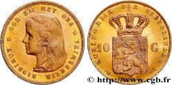 PAYS-BAS 10 Gulden Wilhelmina 1897 Utrecht