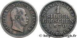 ALLEMAGNE - PRUSSE 1 Silbergroschen Guillaume Ier 1870 Berlin