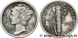 ÉTATS-UNIS D AMÉRIQUE 1 Dime Mercury 1918 Philadelphie