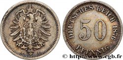 ALLEMAGNE 50 Pfennig 1876 Muldenhutten