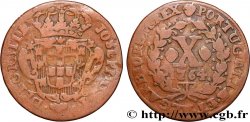 PORTUGAL - ROYAUME DU PORTUGAL - JOSEPH Ier 10 Réis  1764 