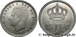 SPANIEN 25 Pesetas Proof Juan Carlos (76) 1975 Madrid VZ+ 
