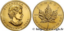 CANADA 50 Dollars  Maple Leaf  Elisabeth II 2005 