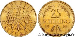 GOLD, PALLADIUM & PLATINUM INVESTMENT 25 Schilling Proof aigle héraldique 1926 Vienne