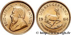 OR, PALLADIUM ET PLATINE INVESTISSEMENT 1/10 Oz - 1/10 Krugerrand 1984 Prétoria