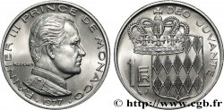 MONACO 1 Franc Rainier III 1977 Paris