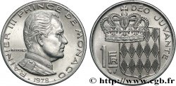 MONACO 1 Franc Rainier III 1978 Paris