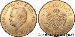 MONACO 10 Francs Rainier III 1977 Paris