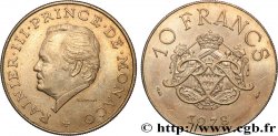 MONACO 10 Francs Rainier III 1978 Paris