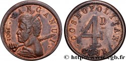 NEW ZEALAND 4 Pence Token 1905  AU 