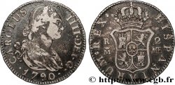 SPAIN - KINGDOM OF SPAIN - CHARLES IV 2 Reales  1790 Madrid