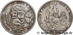 PÉROU 1 Sol emblème / “Liberté” 1924 Lima TB+ 