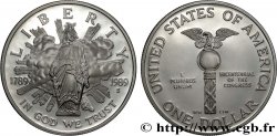 ÉTATS-UNIS D&nbsp;AMÉRIQUE 1 Dollar Proof bicentenaire du Congrès 1989 San Francisco - S