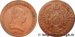 AUSTRIA 6 Kreuzer François II 1800 Kremnitz