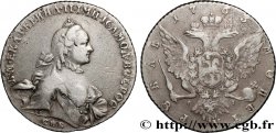 RUSSIE - CATHERINE II Rouble 1763 Saint-Pétersbourg TTB 