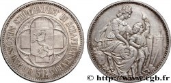 SUISSE 5 Francs Tir de Schaffhouse (Schaffhaussen) 1865  TTB+ 