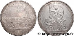 SUISSE 5 Francs, monnaie de Tir, Fribourg 1881  TTB+ 