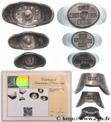 CHINE Lot de 3 lingots en forme de bateau n.d.  TTB+ 