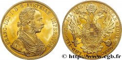 OR, PALLADIUM ET PLATINE INVESTISSEMENT 4 Ducats, refrappe moderne François Joseph  1915 
