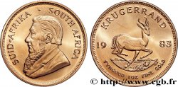 OR, PALLADIUM ET PLATINE INVESTISSEMENT 1 Oz - 1 Krugerrand Paul Kruger 1983 Prétoria