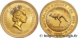 OR, PALLADIUM ET PLATINE INVESTISSEMENT 1 Oz - 100 dollars  1990 