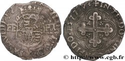 DUCATO DI SAVOIA - EMMANUELE FILIBERTO Blanc de 4 sols, 1er type (bianco, o da 4 soldi di I tipo) 1577 Verceuil