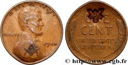 UNITED STATES OF AMERICA 1 Cent Lincoln 1944 Philadelphie