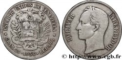 VENEZUELA 5 Bolivares Simon Bolivar 1936 Philadelphie