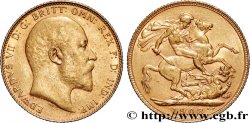 OR, PALLADIUM ET PLATINE INVESTISSEMENT 1 Souverain Edouard VII 1908 Londres