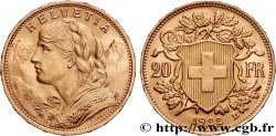OR, PALLADIUM ET PLATINE INVESTISSEMENT 20 Francs &nbsp;Vreneli&nbsp;  1922 Berne
