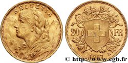 OR, PALLADIUM ET PLATINE INVESTISSEMENT 20 Francs or &nbsp;Vreneli&nbsp; 1947 Berne