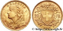 OR, PALLADIUM ET PLATINE INVESTISSEMENT 20 Francs or &nbsp;Vreneli&nbsp; 1947 Berne